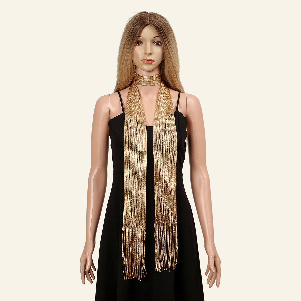 New Fashion Gold Silver Shiny  - Tassel Fringe Trim recension och pris