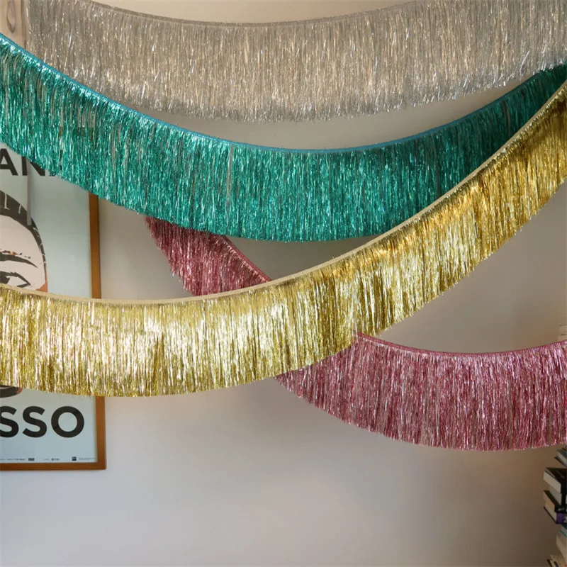 Shiny Tinsel Tassels Fringes B - Tassel Fringe Trim recension och pris