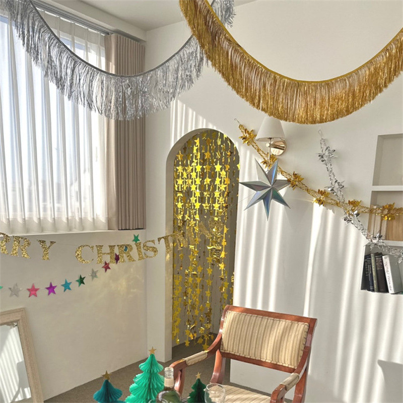 Shiny Tinsel Tassels Fringes B - Tassel Fringe Trim recension och pris