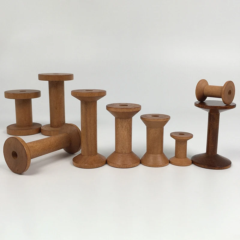 Vintage Wooden Spools DIY Reel - Organza Ribbon Spool recension och pris