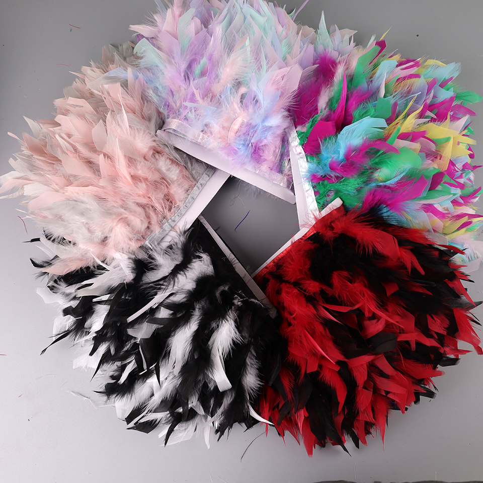 10-15cm Marabou Feathers Trim  - Feather Trim Marabou recension och pris