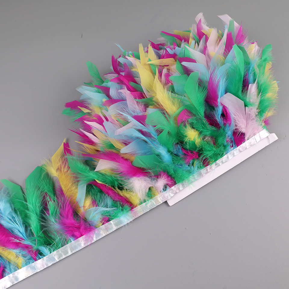 10-15cm Marabou Feathers Trim  - Feather Trim Marabou recension och pris