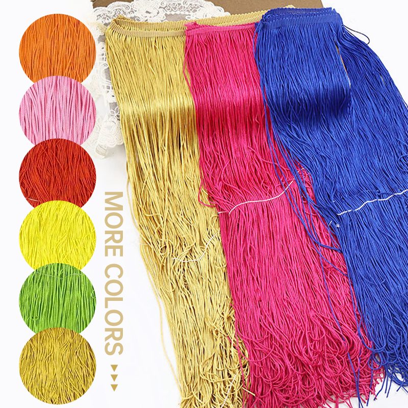 2/5Meters 50cm Long Fringes Ta - Fringe Ribbon Sewing recension och pris